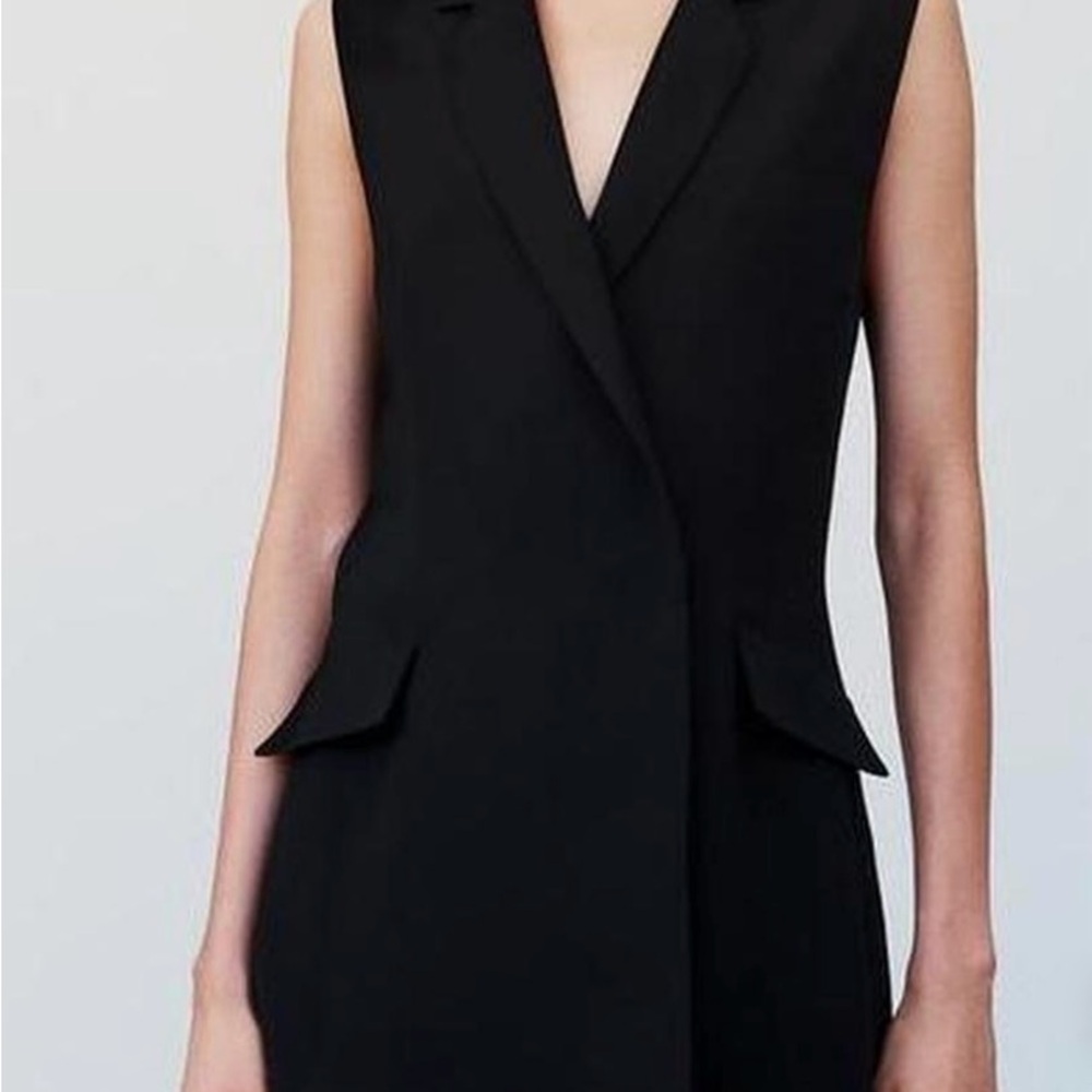 Zara black Zara black waistcoat playsuit  worn once